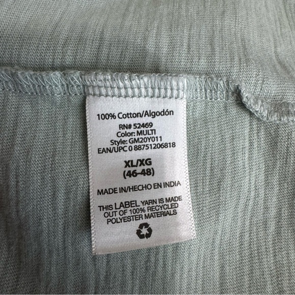 George Men's Juniper Green Striped Short Sleeve Pocket T-Shirt - Picture 6 of 7